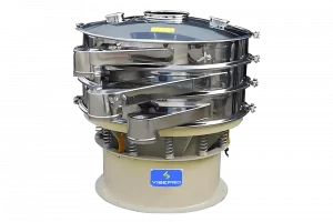 Circular Vibrating Screen,Powder & Granule Sieving Machine,3D vibration motion,1–500 mesh size,Multi-layer design,front view