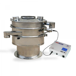Ultrasonic rotary vibrating screen