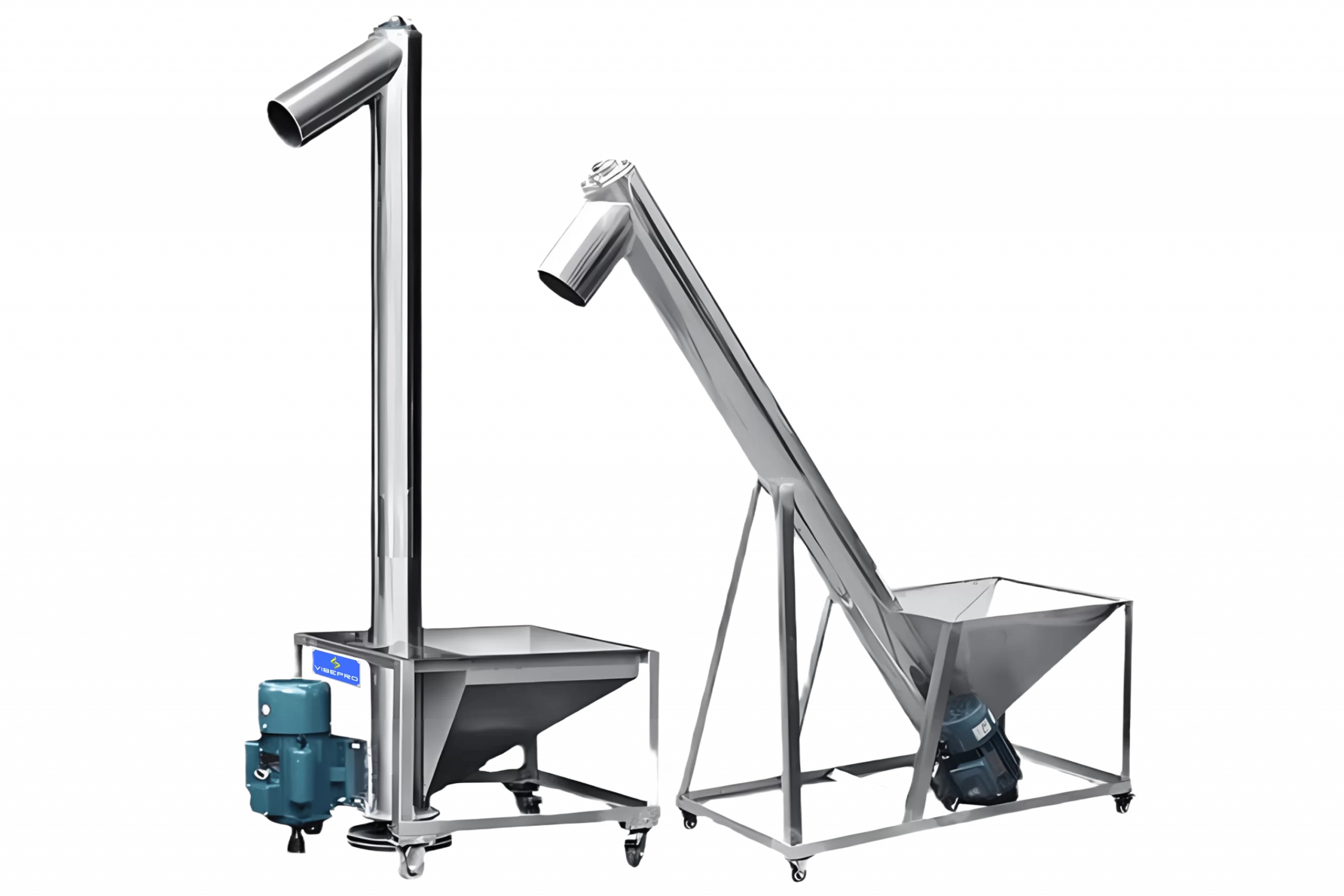Screw conveyor for powder, granules, cement, food, chemical materials